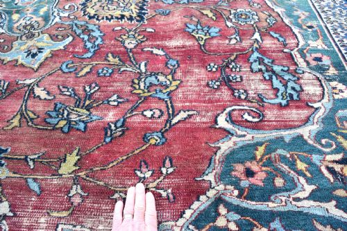 ANTIQUE KHORRASAN CARPET 480X399CM - ADDITIONAL PHOTO 4