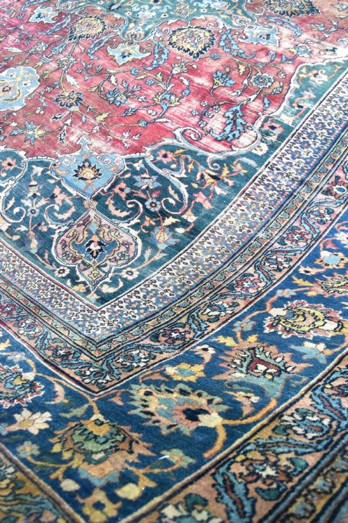 ANTIQUE KHORRASAN CARPET 480X399CM - ADDITIONAL PHOTO 5