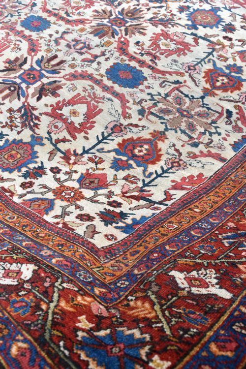 A FINE ANTIQUE MAHAL CARPET 402 X 303CM - ADDITIONAL PHOTO 5