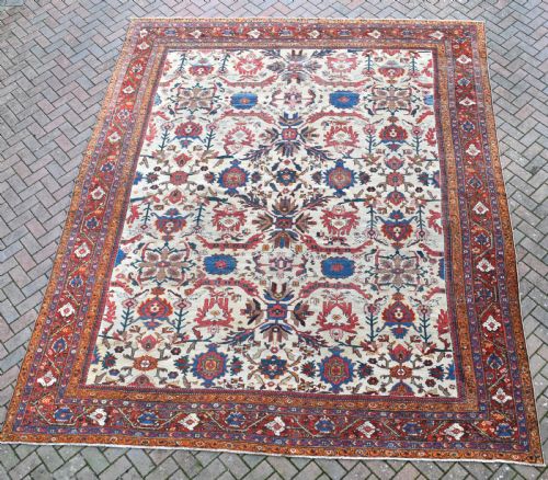 A FINE ANTIQUE MAHAL CARPET 402 X 303CM - ADDITIONAL PHOTO 8