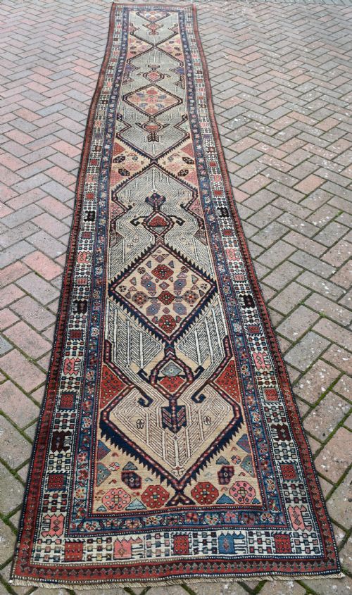 ANTIQUE SERAB RUNNER LONG AND NARROW 500 X 81 CM - ADDITIONAL PHOTO 1