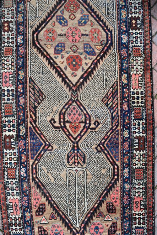 ANTIQUE SERAB RUNNER LONG AND NARROW 500 X 81 CM - ADDITIONAL PHOTO 5