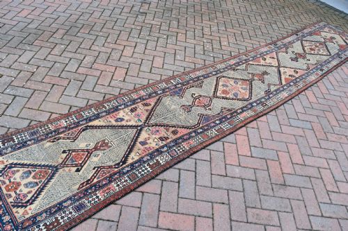 ANTIQUE SERAB RUNNER LONG AND NARROW 500 X 81 CM - ADDITIONAL PHOTO 7