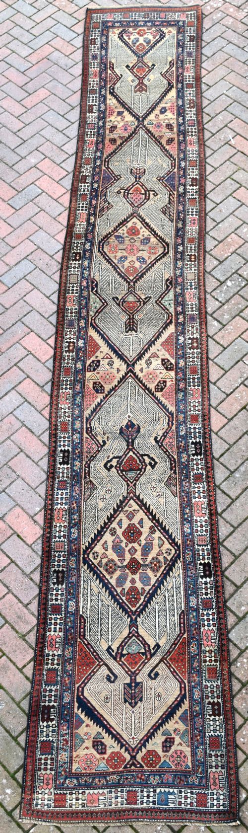 ANTIQUE SERAB RUNNER LONG AND NARROW 500 X 81 CM - ADDITIONAL PHOTO 10
