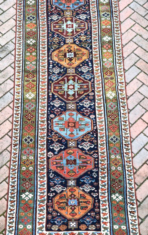 ANTIQUE KURDISH LONG RUG 288X100CM - ADDITIONAL PHOTO 10