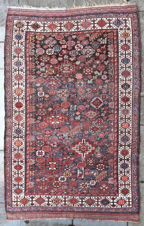 an antique luri rug 240x150 cm - CATEGORY: ANTIQUE RUGS - DATED 1880
