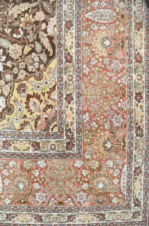 FINE ANTIQUE TABRIZ CARPET 362X285 - ADDITIONAL PHOTO 6