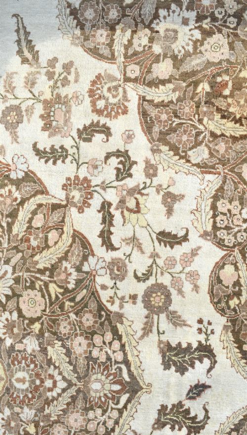 FINE ANTIQUE TABRIZ CARPET 362X285 - ADDITIONAL PHOTO 9
