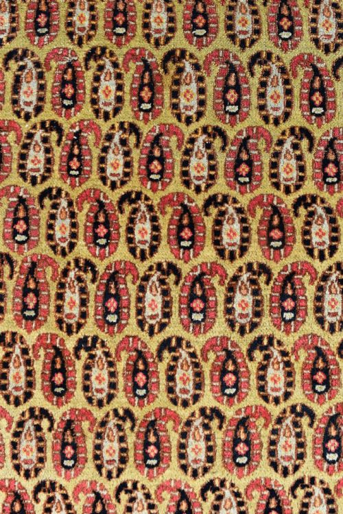 A RARE YELLOW GROUND KHORRASAN RUG 190X129CM - ADDITIONAL PHOTO 3