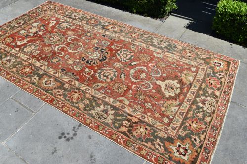 ANTIQUE INDIAN AMRITSAR RUG 270X142 CM - ADDITIONAL PHOTO 1