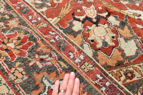 ANTIQUE INDIAN AMRITSAR RUG 270X142 CM - ADDITIONAL PHOTO 4