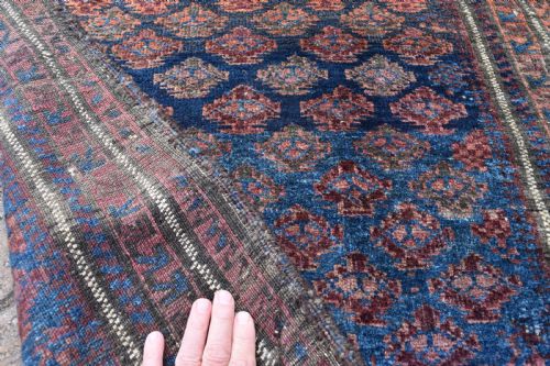 ANTIQUE BALUCH PRAYER RUG - ADDITIONAL PHOTO 2