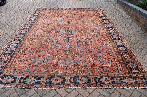 antique gorravan heriz room size carpet 351x267 cm - CATEGORY: ANTIQUE RUGS - DATED 1900