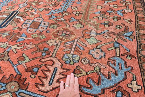 ANTIQUE GORRAVAN HERIZ ROOM SIZE CARPET 351X267 CM - ADDITIONAL PHOTO 8