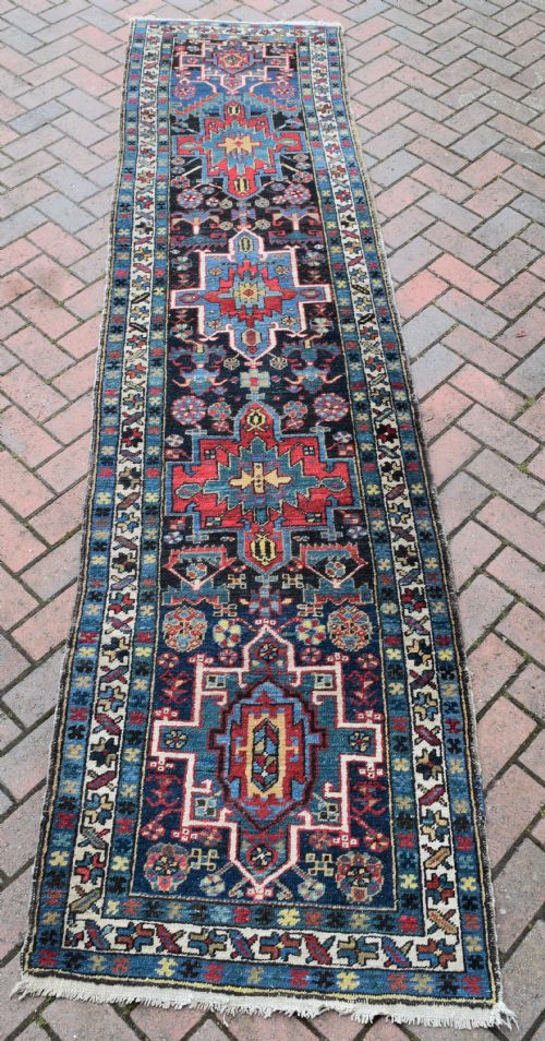 antique heriz narrow runner 311x78cm - CATEGORY: ANTIQUE RUGS - DATED 1910