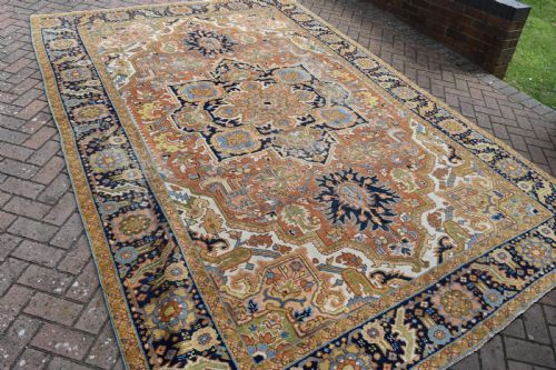 OLD HERIZ CARPET 346X244 CM - ADDITIONAL PHOTO 3