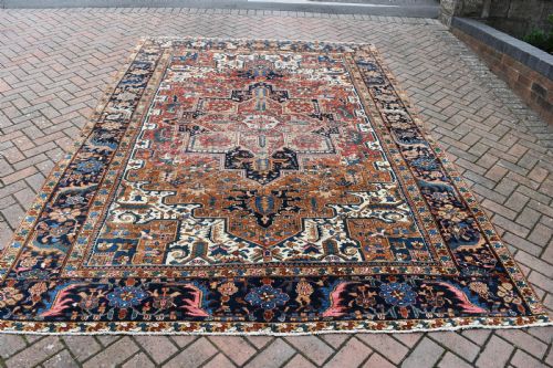 OLD HERIZ MEDALLION ROOM SIZE CARPET 338X241CM - ADDITIONAL PHOTO 1