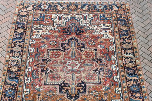 OLD HERIZ MEDALLION ROOM SIZE CARPET 338X241CM - ADDITIONAL PHOTO 4