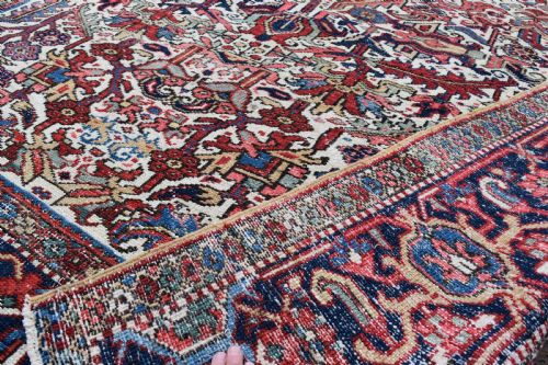 OLD HERIZ IVORY GROUND CARPET 309X214CM - ADDITIONAL PHOTO 3