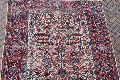 OLD HERIZ IVORY GROUND CARPET 309X214CM - ADDITIONAL PHOTO 8
