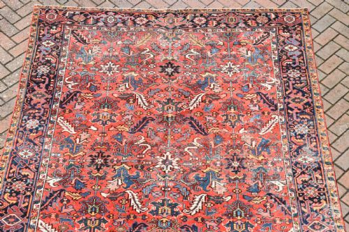 OLD PERSIAN HERIZ ROOMSIZE CARPET 297X221 CM - ADDITIONAL PHOTO 7