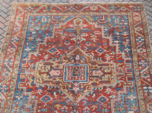 GOOD ANTIQUE HERIZ ROOMSIZE CARPET 346X260 CM - ADDITIONAL PHOTO 2