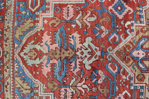 GOOD ANTIQUE HERIZ ROOMSIZE CARPET 346X260 CM - ADDITIONAL PHOTO 6