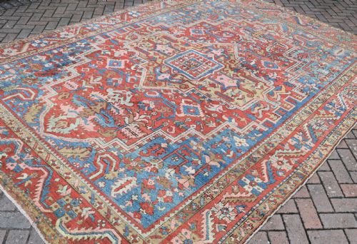 GOOD ANTIQUE HERIZ ROOMSIZE CARPET 346X260 CM - ADDITIONAL PHOTO 8