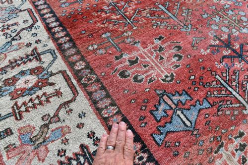 ANTIQUE BAKSHAISH SQUARE ROOMSIZE CARPET 399X307 CM - ADDITIONAL PHOTO 3