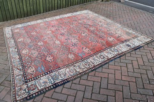 ANTIQUE BAKSHAISH SQUARE ROOMSIZE CARPET 399X307 CM - ADDITIONAL PHOTO 5
