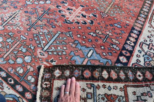 ANTIQUE BAKSHAISH SQUARE ROOMSIZE CARPET 399X307 CM - ADDITIONAL PHOTO 6