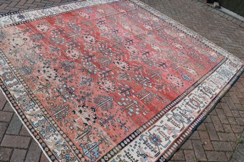 ANTIQUE BAKSHAISH SQUARE ROOMSIZE CARPET 399X307 CM - ADDITIONAL PHOTO 9