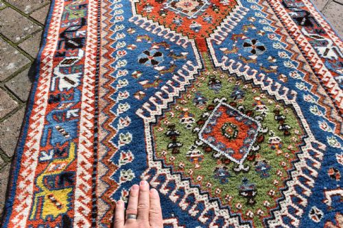 OLD YALLAMEH LONG NARROW RUNNER 408X84 CM - ADDITIONAL PHOTO 1