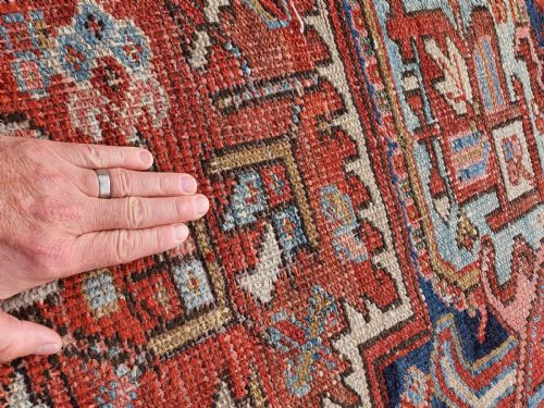 ANTIQUE HERIZ CARPET 361X 254CM - ADDITIONAL PHOTO 2