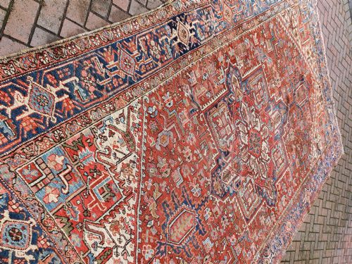 ANTIQUE HERIZ CARPET 361X 254CM - ADDITIONAL PHOTO 5
