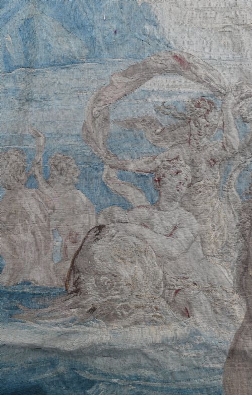 VERY FINE FLEMISH TAPESTRY DEPICTING NEPTUNE - ADDITIONAL PHOTO 1