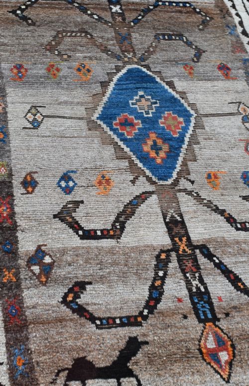ANTIQUE GABBEH TRIBAL RUG 229X139CM - ADDITIONAL PHOTO 4