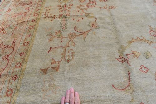 ANTIQUE TURKISH BORLU CARPET 365X271CM - ADDITIONAL PHOTO 2
