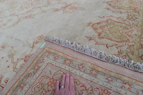 ANTIQUE TURKISH BORLU CARPET 365X271CM - ADDITIONAL PHOTO 6