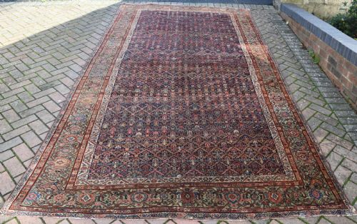 fine antique ferahan carpet 390x199cm - CATEGORY: ANTIQUE RUGS - DATED 1880