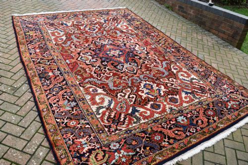 OLD HERIZ ROOMSIZE CARPET 340X240 CM - ADDITIONAL PHOTO 2