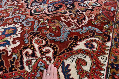 OLD HERIZ ROOMSIZE CARPET 340X240 CM - ADDITIONAL PHOTO 8