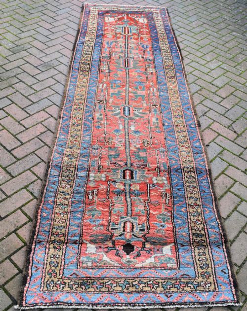 good antique heriz runner 330x97 cm - CATEGORY: ANTIQUE RUGS - DATED 1890