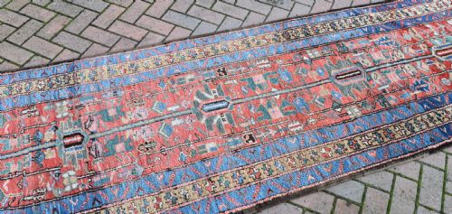 GOOD ANTIQUE HERIZ RUNNER 330X97 CM - ADDITIONAL PHOTO 5