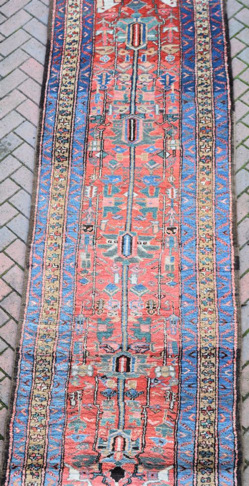 GOOD ANTIQUE HERIZ RUNNER 330X97 CM - ADDITIONAL PHOTO 6