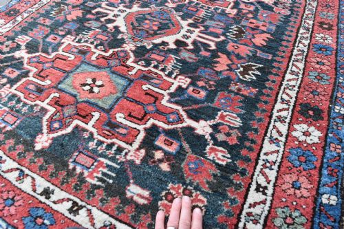 GOOD ANTIQUE KARAJA RUG 136X120 CM - ADDITIONAL PHOTO 1
