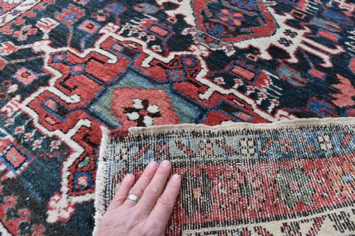GOOD ANTIQUE KARAJA RUG 136X120 CM - ADDITIONAL PHOTO 2