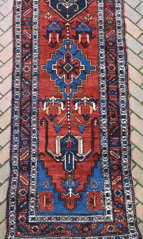 ANTIQUE NORTH WEST LONG NARROW PERSIAN RUNNER 407X93CM - ADDITIONAL PHOTO 1