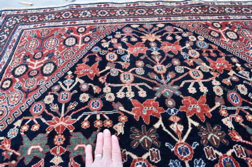 ANTIQUE QASGAI TRIBAL RUG 197X134 CM - ADDITIONAL PHOTO 3