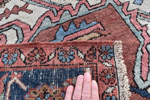 ANTIQUE SERAPI CARPET 374 X 260CM - ADDITIONAL PHOTO 11
